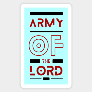 Army Of the Lord | Christian Sticker